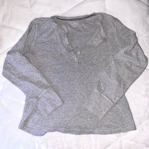 LL bean waffle knit shirt